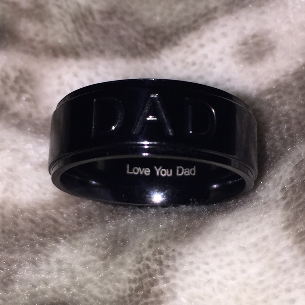 DAD Engraved Ring